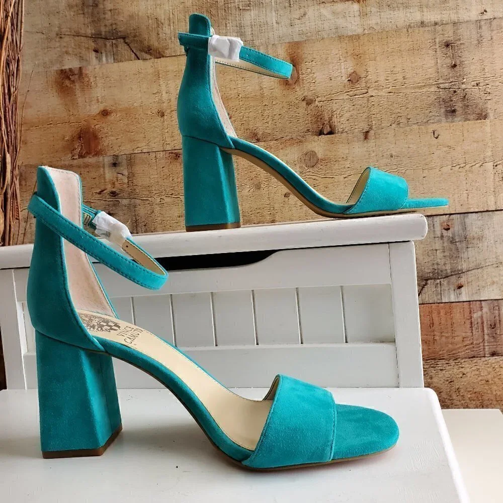 VINCE CAMUTO "WINDERLY" ANKLE STRAP SANDAL SIZE 6. - Picture 3 of 6